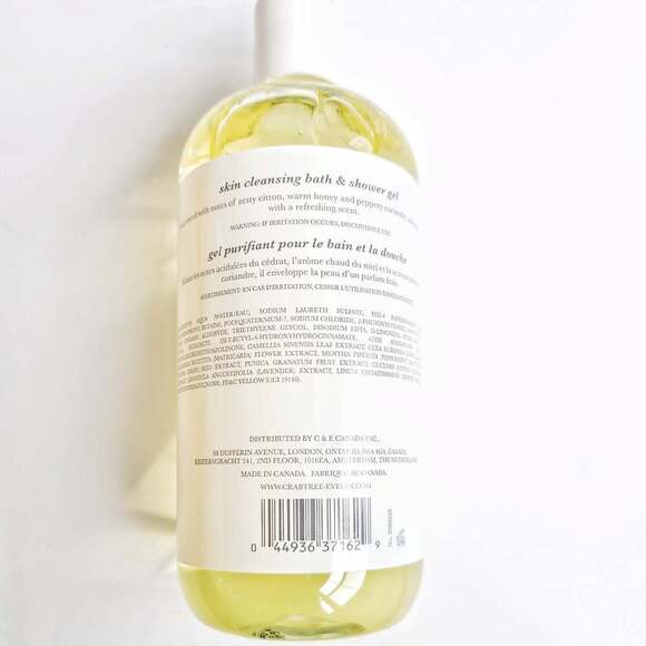 Crabtree & Evelyn Citron Honey + Coriander Shower Gel NEW - Picture 2 of 3